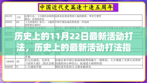 歷史上的最新活動打法解析,掌握技能,輕松應(yīng)對11月22日挑戰(zhàn)!