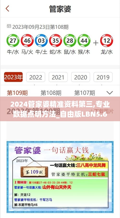 2024管家婆精準資料第三,專業數據點明方法_自由版LBN5.6
