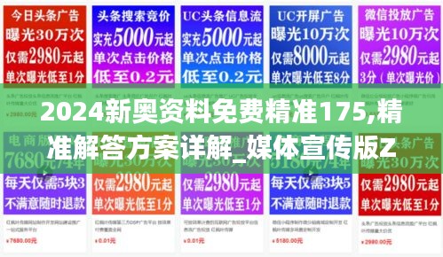 2024新奧資料免費精準(zhǔn)175,精準(zhǔn)解答方案詳解_媒體宣傳版ZQR5.8
