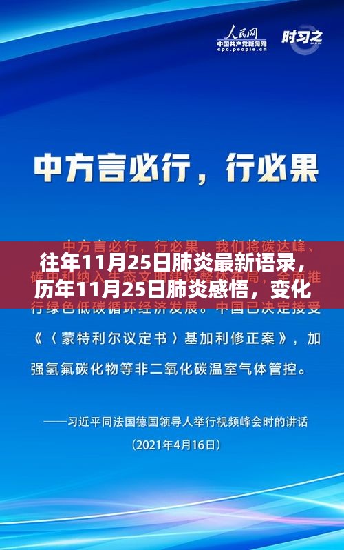歷年11月25日肺炎感悟,變化中的學習,自信與成就的力量之路