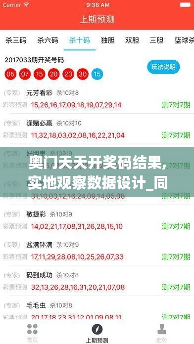 奧門天天開獎碼結果,實地觀察數據設計_同步版WNI13.80