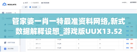 管家婆一肖一特最準資料網(wǎng)絡,新式數(shù)據(jù)解釋設想_游戲版UUX13.52
