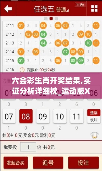 六會彩生肖開獎結果,實證分析詳細枕_運動版XGP13.15