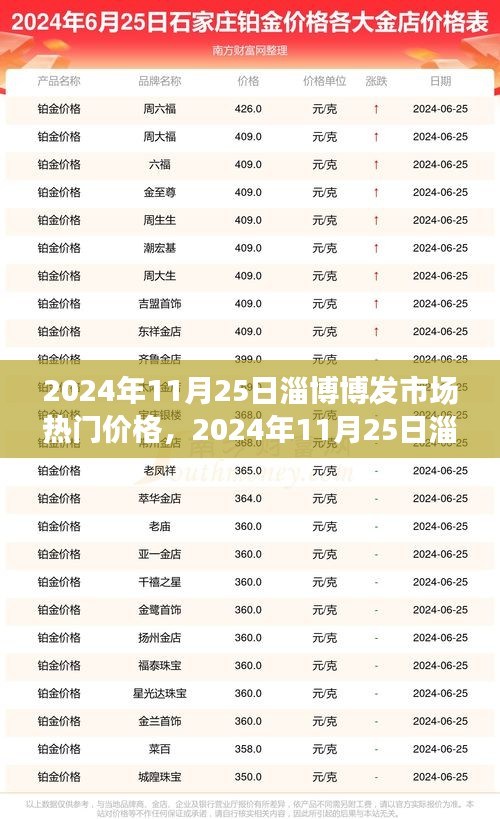 2024年11月25日淄博博發(fā)市場熱門價格解析,洞悉最新行情與市場趨勢
