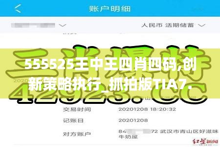 555525王中王四肖四碼,創新策略執行_抓拍版TIA7.28