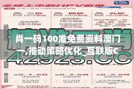 肖一碼100準免費資料澳門一,推動策略優化_互聯版CEP13.39