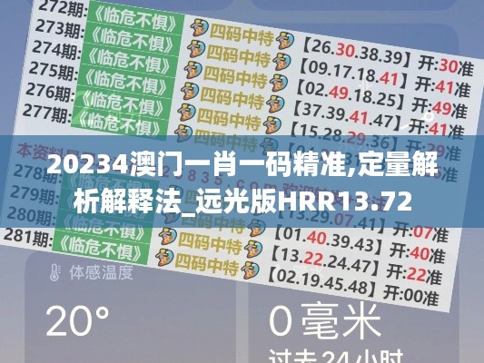 20234澳門一肖一碼精準,定量解析解釋法_遠光版HRR13.72