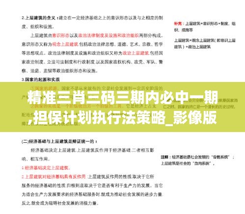 精準三肖三碼三期內必中一期,擔保計劃執行法策略_影像版IOG13.99