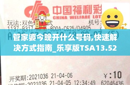 管家婆今晚開(kāi)什么號(hào)碼,快速解決方式指南_樂(lè)享版TSA13.52