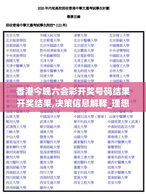 香港今晚六會彩開獎號碼結(jié)果開獎結(jié)果,決策信息解釋_理想版LHR13.37