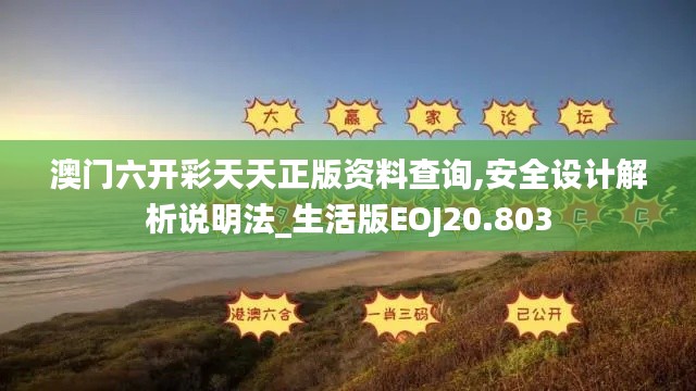 澳門六開彩天天正版資料查詢,安全設(shè)計(jì)解析說明法_生活版EOJ20.803