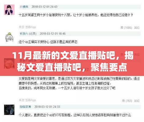 揭秘文愛直播貼吧背后的現象與挑戰,涉黃問題的探討與聚焦