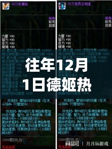 往年12月1日德姬熱門話題，回顧與展望