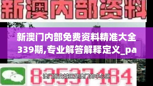 新澳門內部免費資料精準大全339期,專業解答解釋定義_pack196.106-5