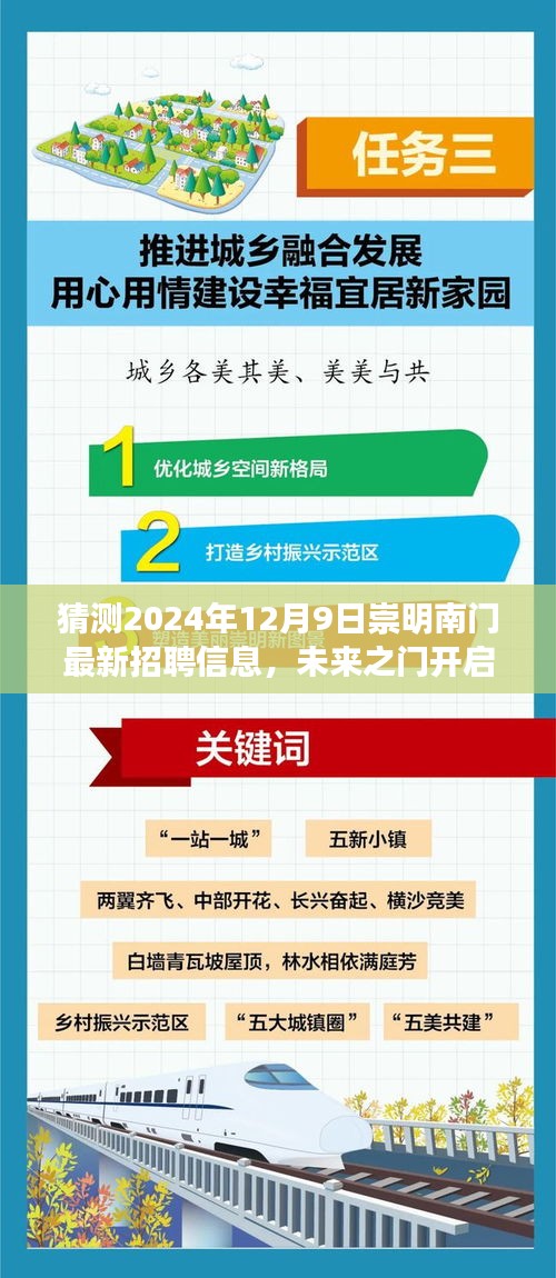 智能時代先鋒體驗,2024崇明南門最新尖端招聘信息與未來之門開啟