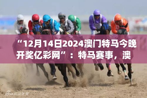 “12月14日2024澳門(mén)特馬今晚開(kāi)獎(jiǎng)億彩網(wǎng)”:特馬賽事,澳門(mén)的驕傲