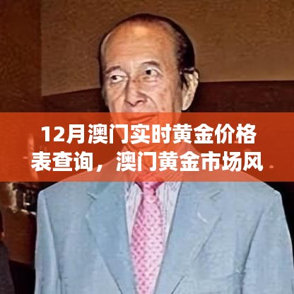 澳門黃金市場風云錄,十二月黃金價格深度解析及實時價格查詢