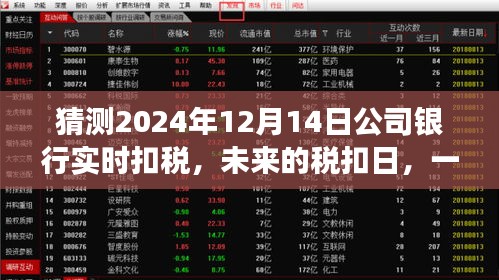 未來稅扣日溫馨銀行之旅,預測公司銀行實時扣稅,2024年12月14日紀實