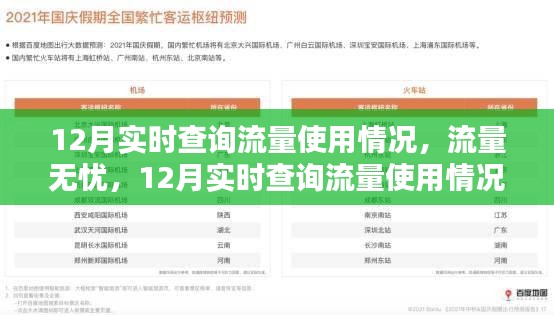 12月流量實時查詢全面評測,無憂使用,掌握流量狀況
