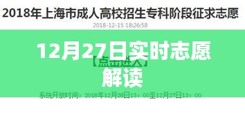 12月27日實時志愿解讀,洞悉志愿服務動態