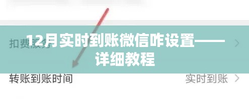 微信實時到賬設置教程，12月最新指南