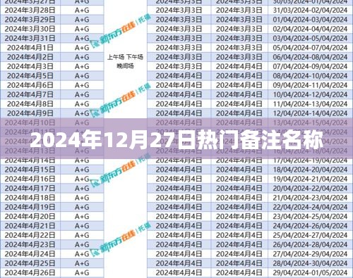為您生成符合要求的標題如下,,2024年年末熱門備注名稱揭曉!