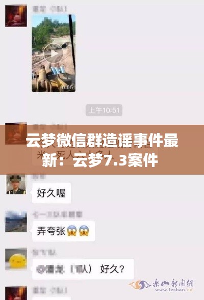 云夢微信群造謠事件最新:云夢7.3案件