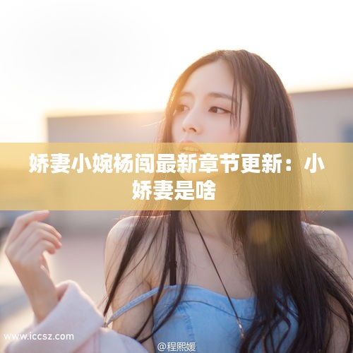 嬌妻小婉楊闖最新章節(jié)更新:小嬌妻是啥