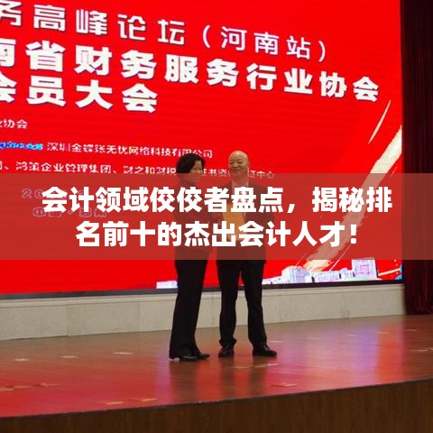 會計領域佼佼者盤點,揭秘排名前十的杰出會計人才!