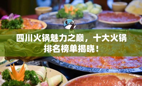 四川火鍋魅力之巔，十大火鍋排名榜單揭曉！