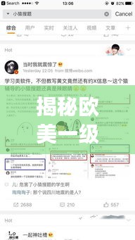揭秘歐美一級涉黃現(xiàn)象,深度探討與百度搜索結果解析