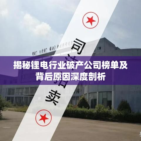 揭秘鋰電行業破產公司榜單及背后原因深度剖析