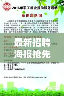 最新招聘海報搶先看,職位大放送,機會不容錯過!