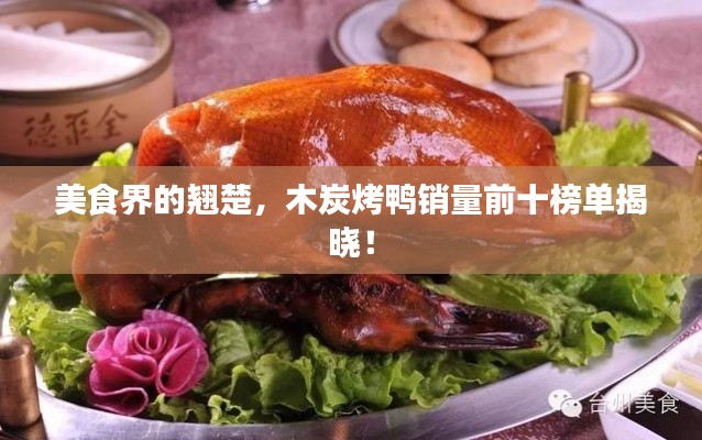 美食界的翹楚,木炭烤鴨銷量前十榜單揭曉!