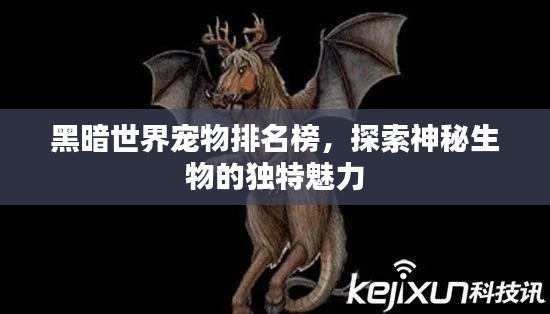 黑暗世界寵物排名榜,探索神秘生物的獨特魅力