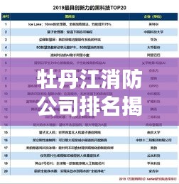 牡丹江消防公司排名揭曉，TOP 10榜單吸引眼球！
