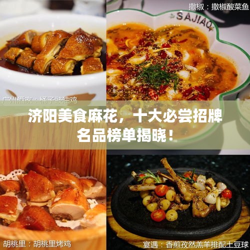 濟陽美食麻花,十大必嘗招牌名品榜單揭曉!