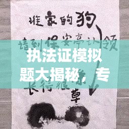 執法證模擬題大揭秘,專業試題一網打盡,輕松備考!