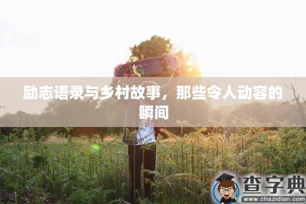 勵(lì)志語(yǔ)錄與鄉(xiāng)村故事,那些令人動(dòng)容的瞬間
