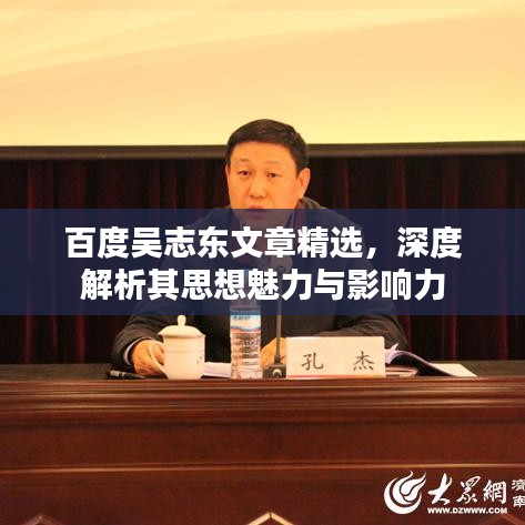百度吳志東文章精選，深度解析其思想魅力與影響力