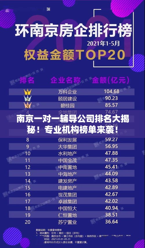 南京一對一輔導公司排名大揭秘！專業機構榜單來襲！