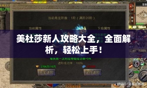 美杜莎新人攻略大全，全面解析，輕松上手！
