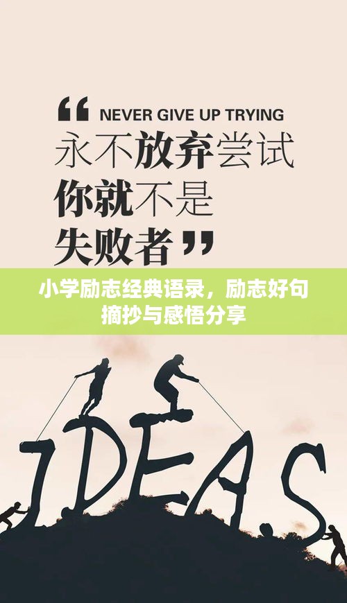 小學(xué)勵(lì)志經(jīng)典語(yǔ)錄，勵(lì)志好句摘抄與感悟分享
