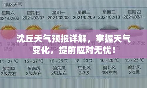 沈丘天氣預報詳解,掌握天氣變化,提前應對無憂!