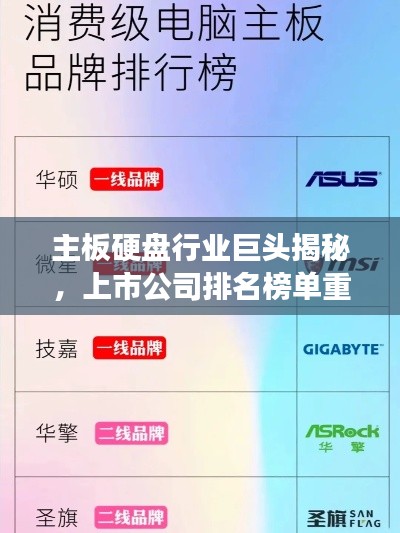 主板硬盤行業巨頭揭秘,上市公司排名榜單重磅出爐!