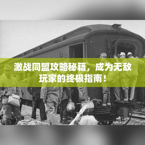 激戰(zhàn)同盟攻略秘籍,成為無敵玩家的終極指南!
