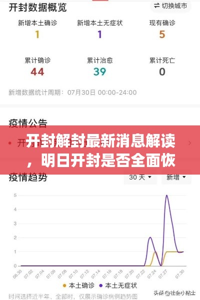 開封解封最新消息解讀,明日開封是否全面恢復通行?