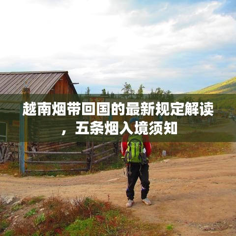 越南煙帶回國的最新規(guī)定解讀,五條煙入境須知