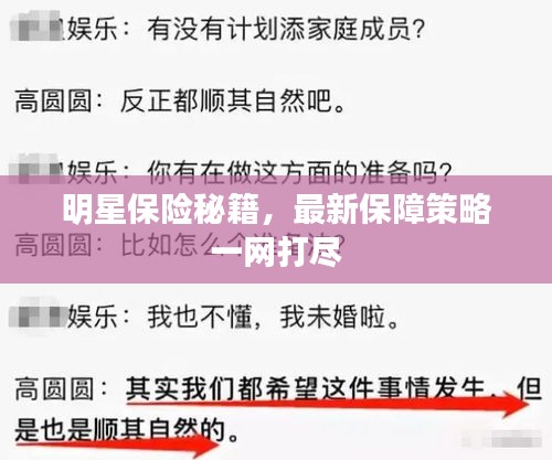 明星保險秘籍,最新保障策略一網打盡