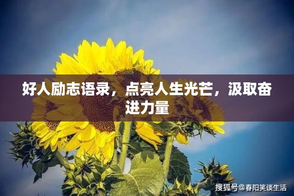 好人勵志語錄,點亮人生光芒,汲取奮進力量